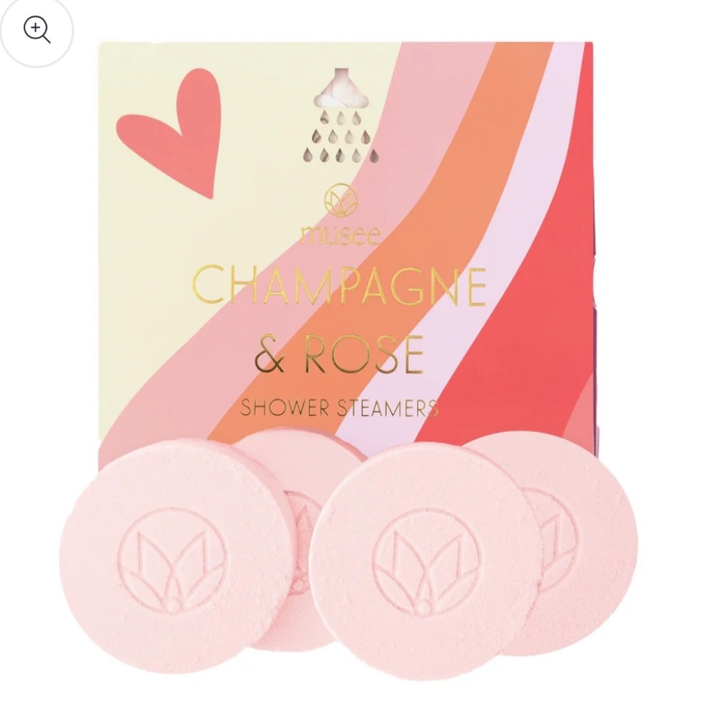 Muse Champagne & Rose Shower Steamers - Pink